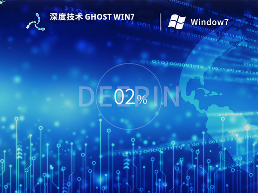 深度技术老机专用win7 ghost精简版