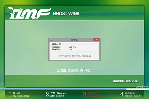 雨林木风win8旗舰版32位2019 