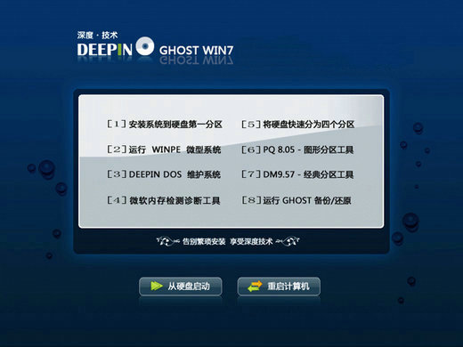 深度技术ghost win7好用纯净版
