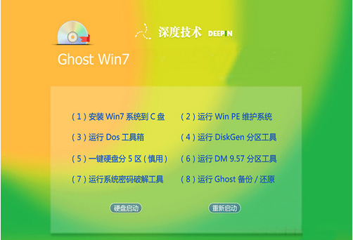 深度系统ghost win7纯净版 v2022
