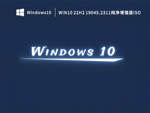 Win10 22H2 19045.2311纯净增强版镜像