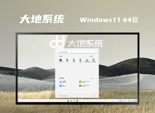 大地系统Ghost Win11无忧家庭版